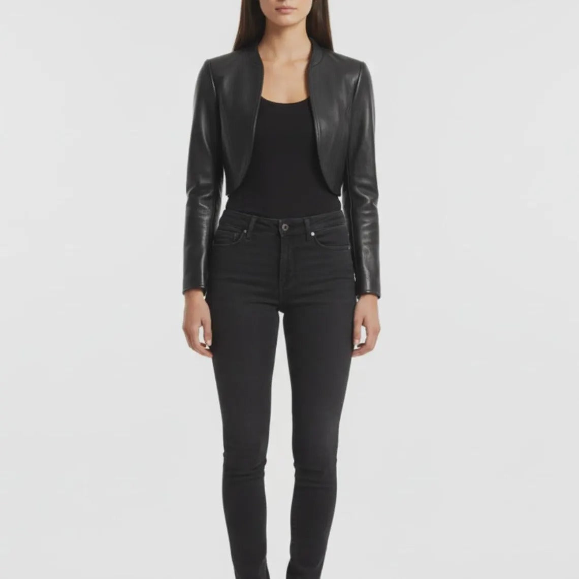 bolero leather jacket